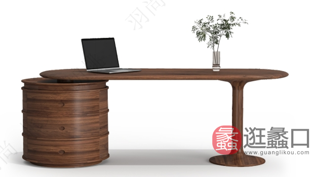 羽尚意式极简家具茶室茶室家具YS3912